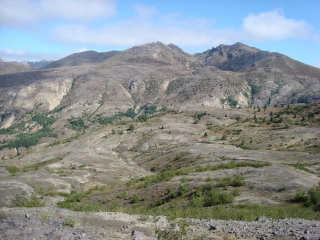 Muntele Helens, Johnston Ridge, de-a lungul, Monumentul vulcanic, Mount Helens, Traseul Boundary
