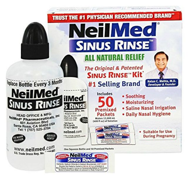 NeilMed Sinus, acest produs, clătirea sinusurilor, într-o nară
